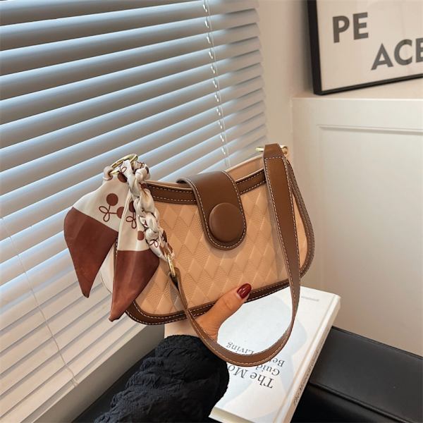 Plaid Small Bag Skuldertaske SORT Black