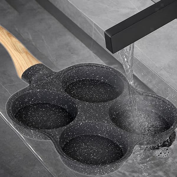 Fyrhåls Stekt Egg Burger Mini Non-stick Stekpanna