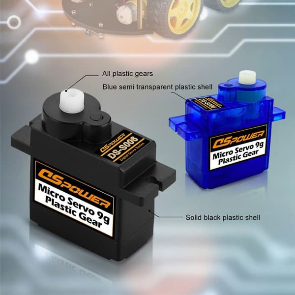 plastcement Gear SG90 Servo opgraderet version