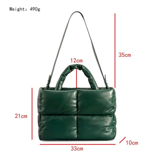 Pufferbag Quiltet mulepose til kvinder BEIGE beige