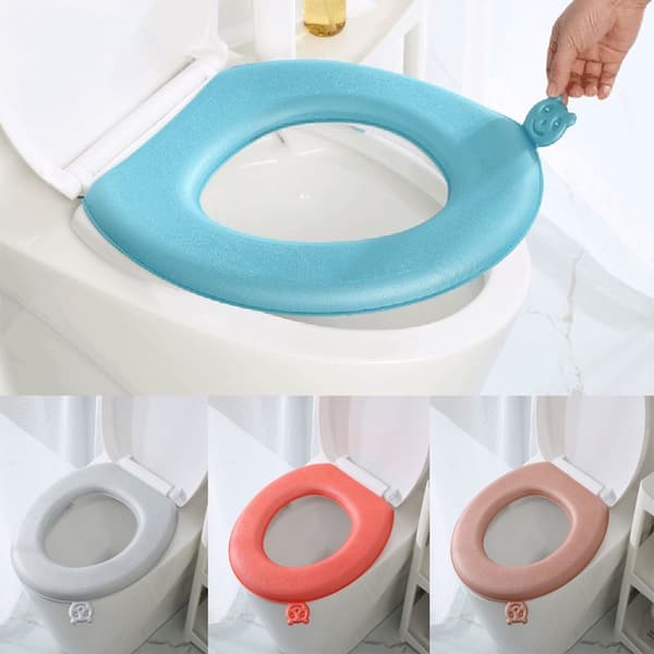 Toalettsetetrekk WC Ringmatte BLÅ Blue