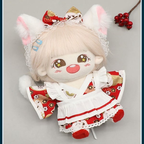 Modekläder Kostymer Flicka Broderikläder VIT&RÖDA KLÄDER White&Red Clothes-Clothes