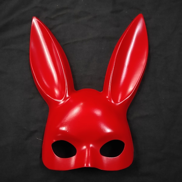 Bunny Mask Ansikte Lång VIT white