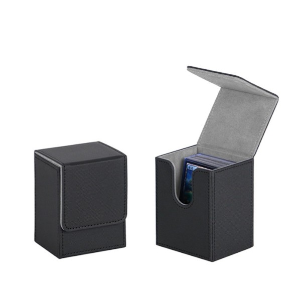 Spil MTG Trading Card Holder Deck Box SORT SORT Black