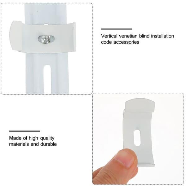 6 stk Vertikal Blind L Bracket Blind Brackets