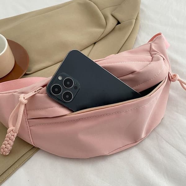 Lærredstaske Crossbody-tasker SORT Black