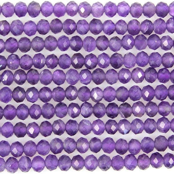 165 ST Ametist Kristallpärlor Runda Lösa stenar Pärlor 2mm