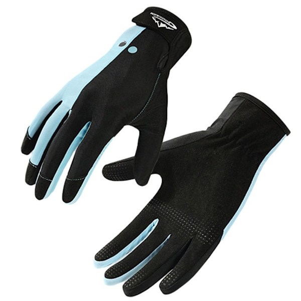 1 pari Sukellushanskat Vesiurheilu Rukkaset BLUE M Blue M