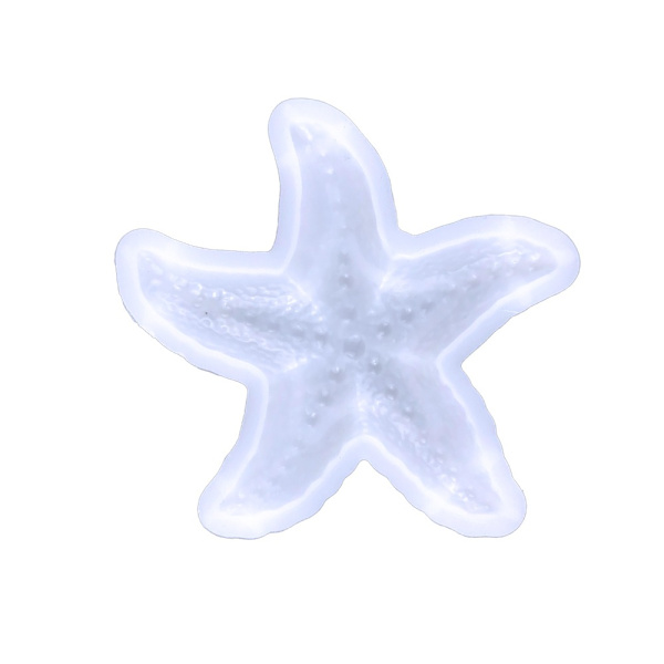 2 kpl 3D Starfish Shell molds Paperipainoinen silikoni