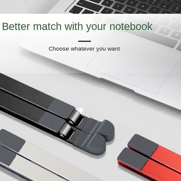 Bærbar nettbrettstativ Laptop Riser Sammenleggbar bærbar bærbar holder