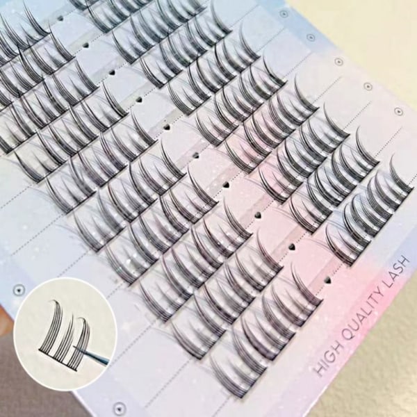 Individuelle øjenvipper Little Devil Lashes Lange Tykke Vipper