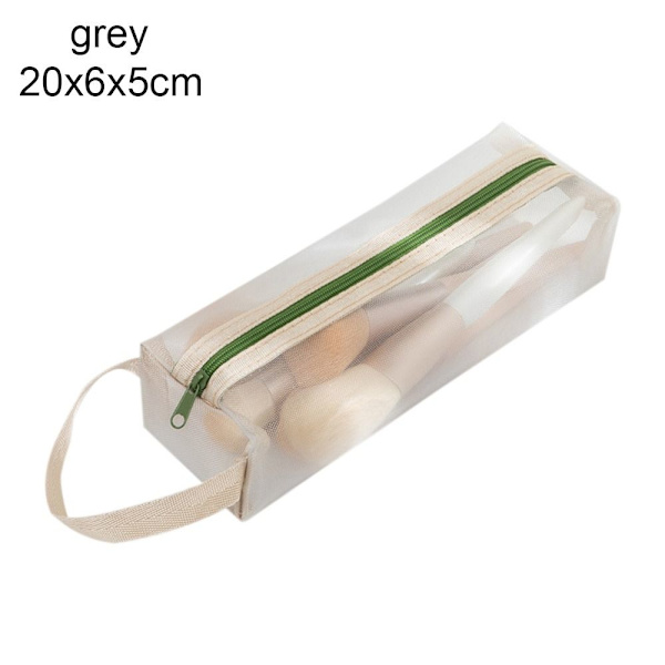 Opbevaringstaske Makeup Pouch GRÅ 20X6X5CM grey 20x6x5cm
