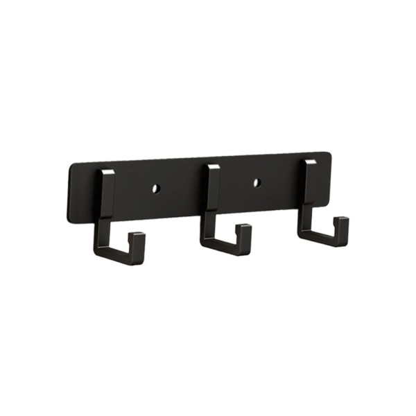 Vegg Dørkrok Stue Dørkrok SORT 3 KROKER 3 KROKER Black 3 hooks-3 hooks