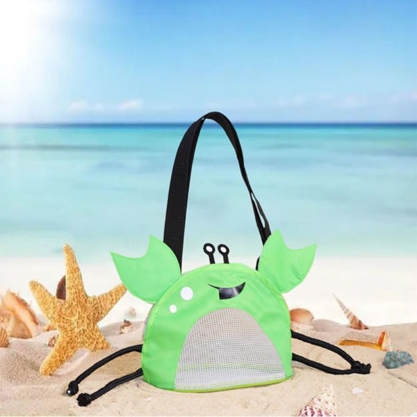 Beach Mesh Bag Shell Bags GRØNN green