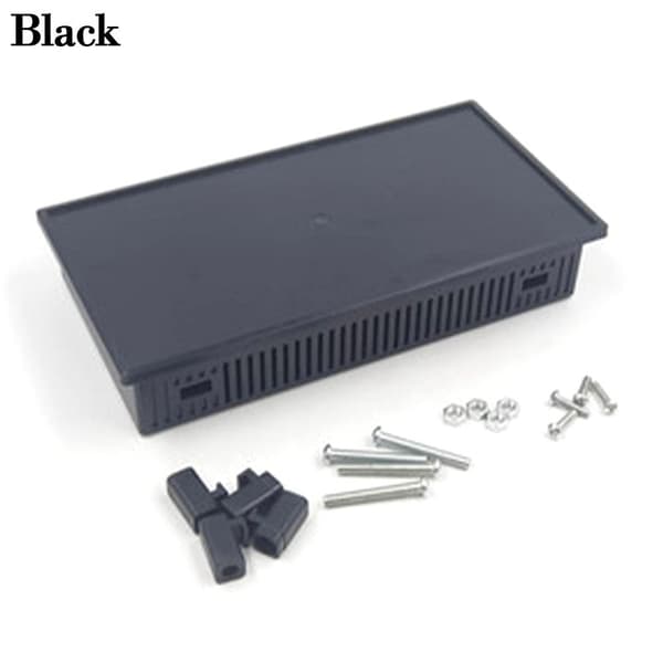 Electronic Project Box vedenpitävä cover Project MUSTA Black