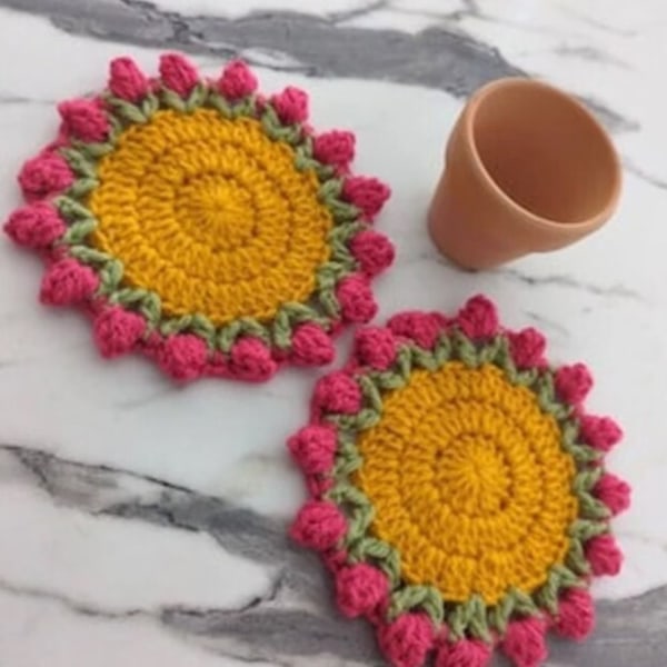 Käsintehdyt Turtle Coasters mukeille Kahvikupit DEER DEER Deer