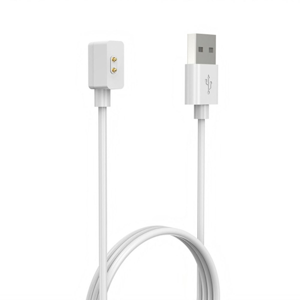 2 STK 60/100 cm hurtiglader USB-kabeldokking 2 STK 100 cm HVIT 2pcs 100cm white