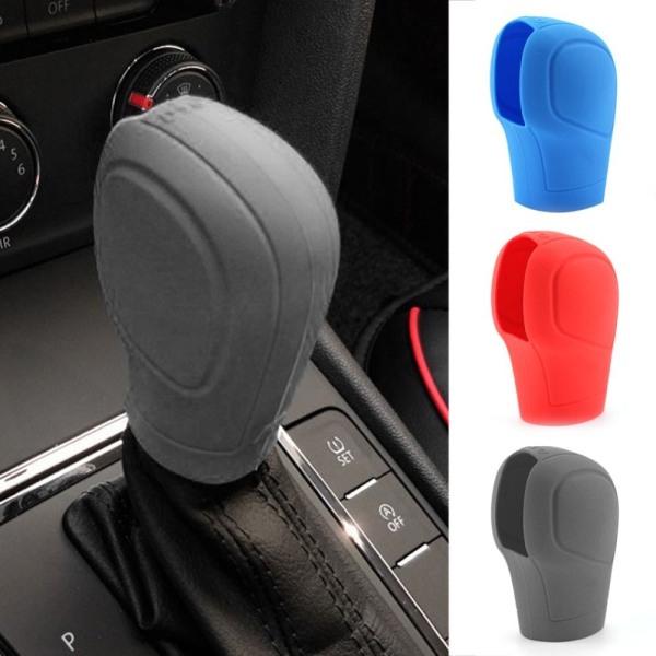 Bil Gear Skift Knop Cover Gear Skift Knop Cover RØD red