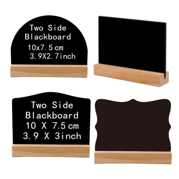 Mini Blackboard-meddelelsesskilt B B B