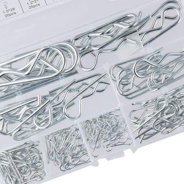 125 Stk Splint Hårnål R Shape Clips