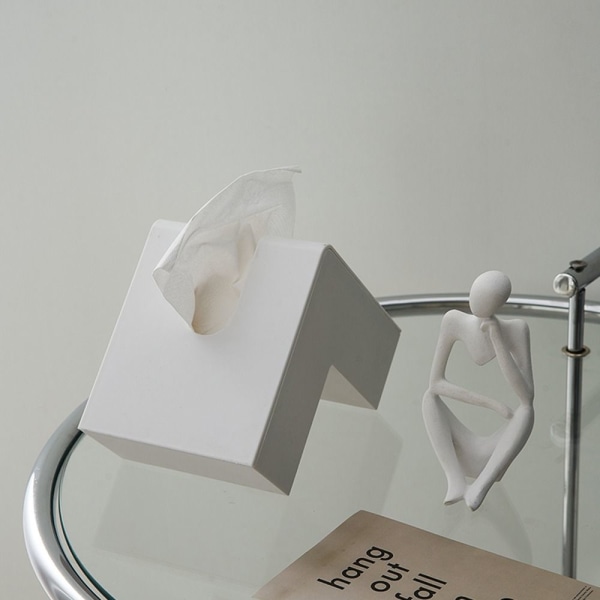 Tissue Box Paperin case white