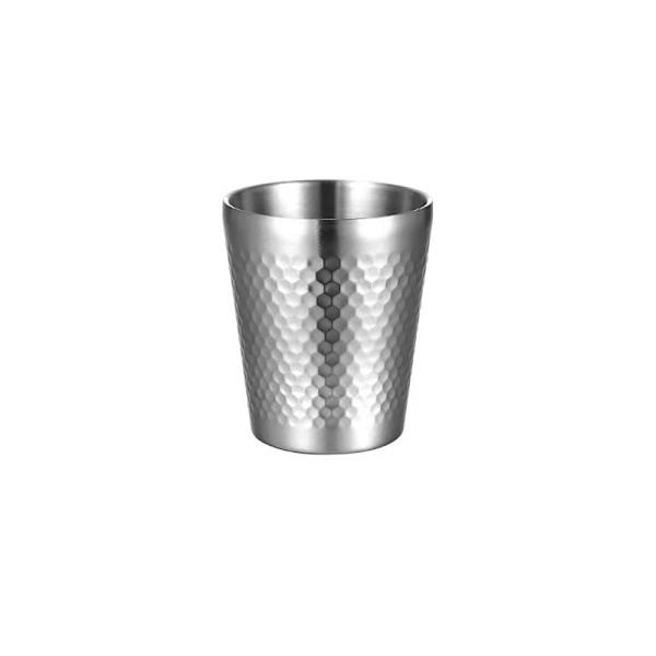 Dobbelvegg ølkopper Kaldtvannsdrikkekopp SØLV 260ML silver 260ml