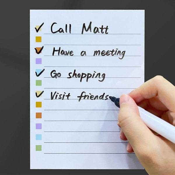 6 st Sticky Notes Stickers Lists