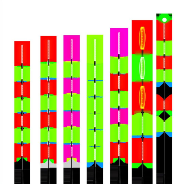 2st LED Fiske Smart Float Top Elektronisk Floats Boj 36 36 36