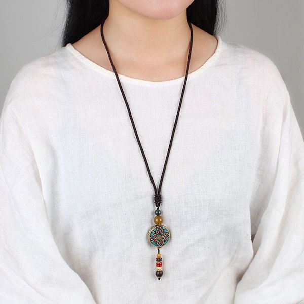 Nepal Halsband Etniskt hänge STYLE 4 STYLE 4 Style 4