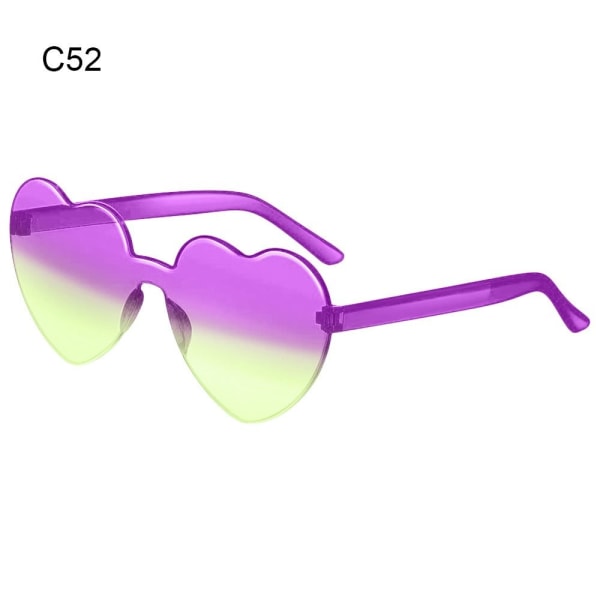 Hjerteformede solbriller Hjertebriller C52 C52 C52