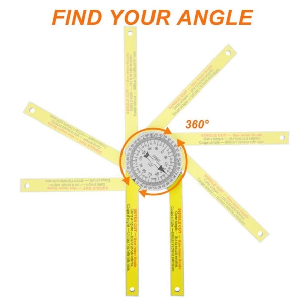 Geringssåg Gradskiva Geringsvinkelsökare ORANGE orange