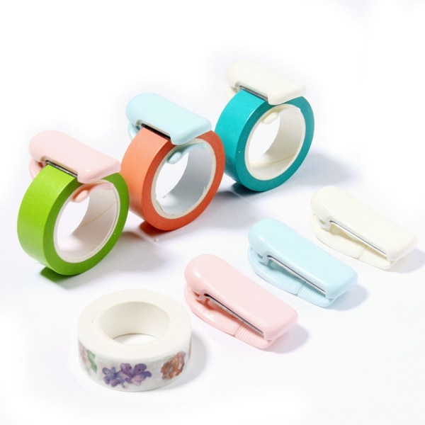 Papir Tape Klips Tape Cutter PINK 48MM Pink 48mm