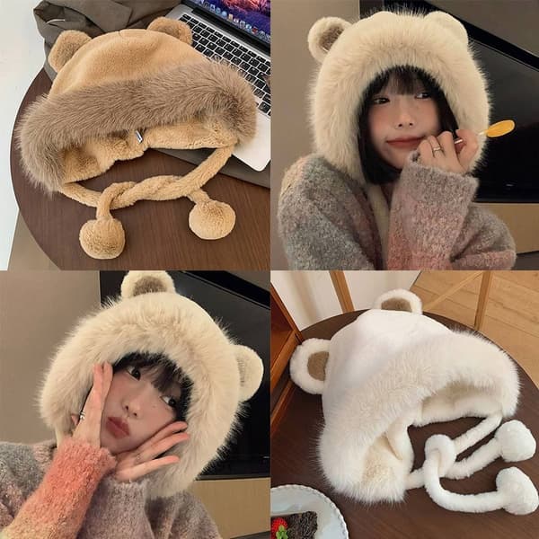 Pullover Hue Lei Feng Hat HVID white
