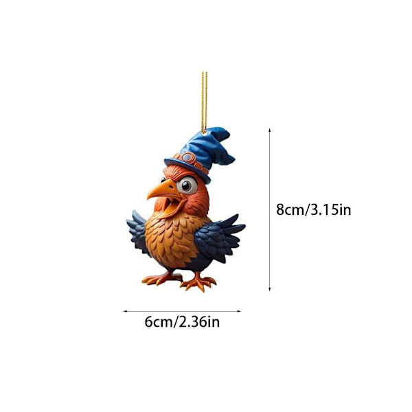 7 STK Xmas Tyrkia Anheng Xmas Hengende Ornament 2 2 2