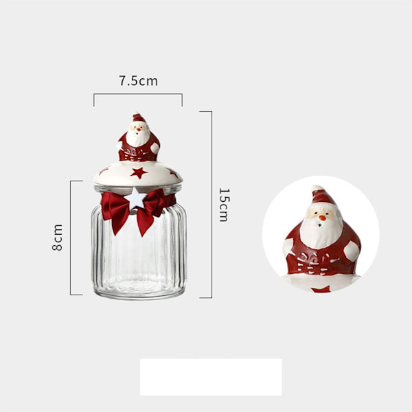 Säilytyspurkki Joulupukin karkkisäiliö MSANTA CLAUS SANTA CLAUS MSanta Claus
