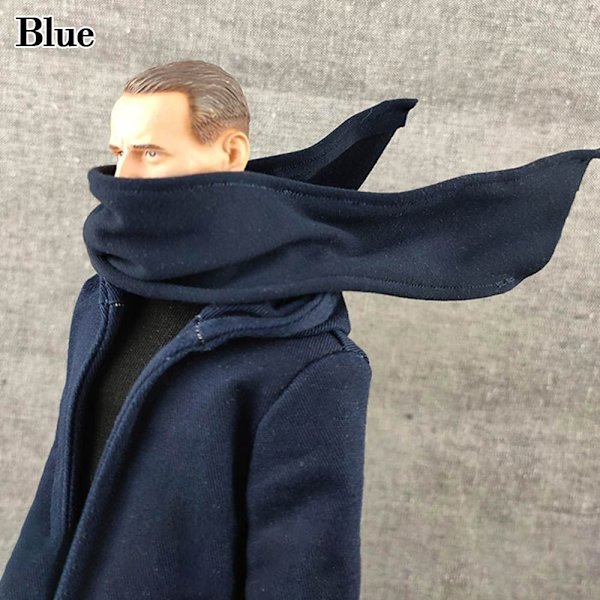 Mannlig soldat Skjerf Halsskjerf BLÅTT Blue