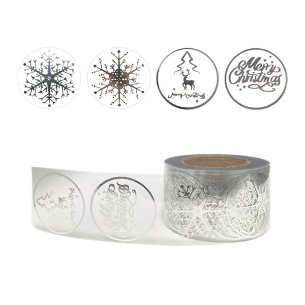 500 kpl Hyvää joulua Tarrakortit Etiketti 3,8 CM 3.8 cm