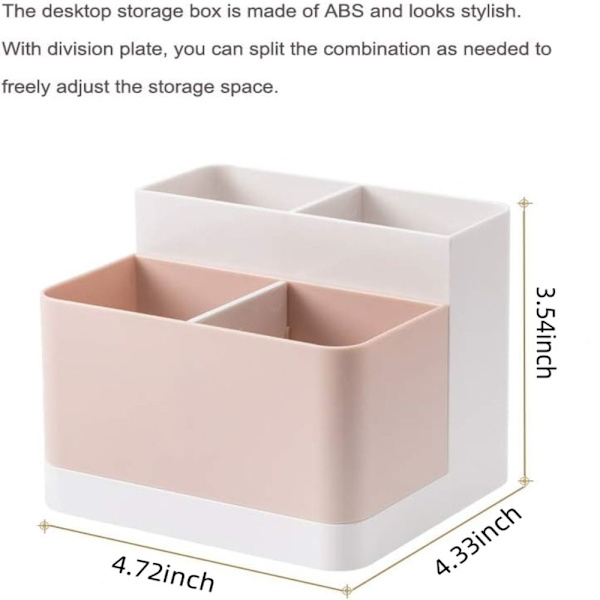Opbevaringsorganisator Blyantkortholder Desktop Box Container