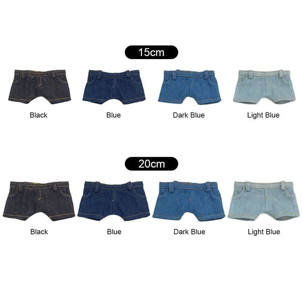 15cm/20cm Dockkläder Mode bomullsbyxor LJUSBLÅ 20CM Light Blue 20cm