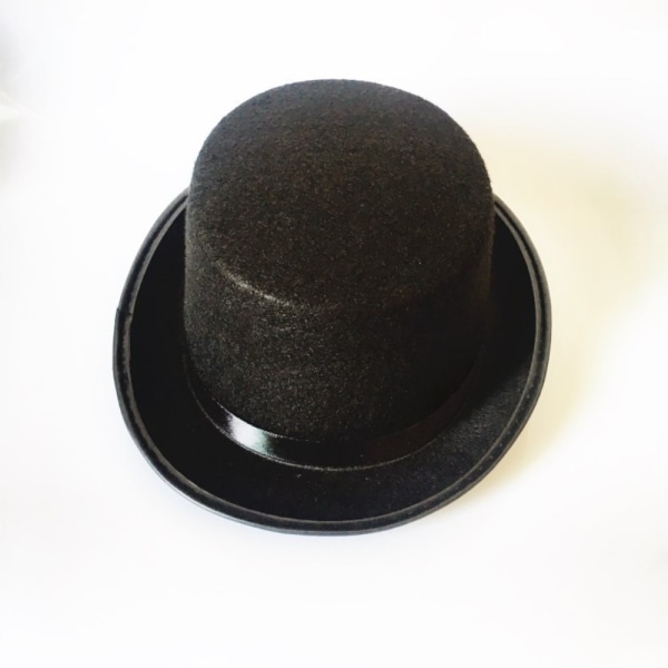 Svart Top Hat Magician Hat LARGE LARGE large