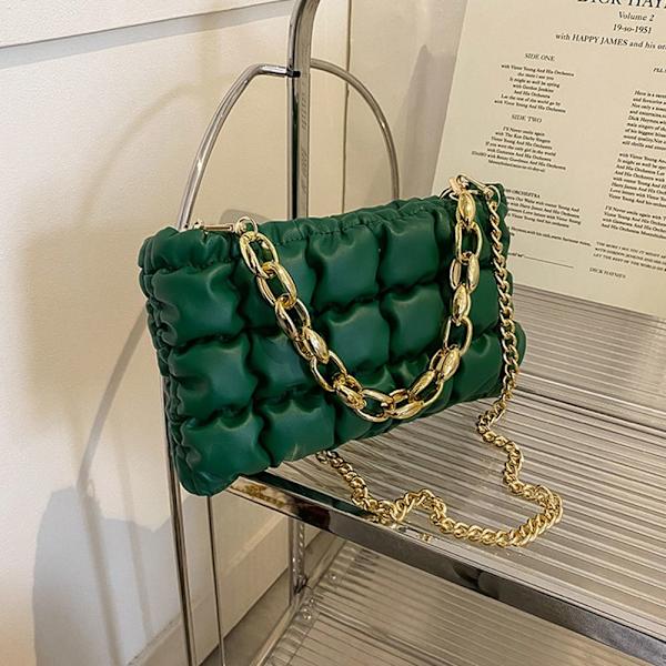 Puffy Handbag Axelväska KHAKI khaki