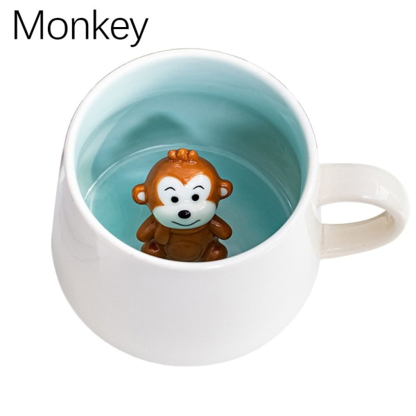 Kaffe Mugg Mjölktekopp APA APA Monkey