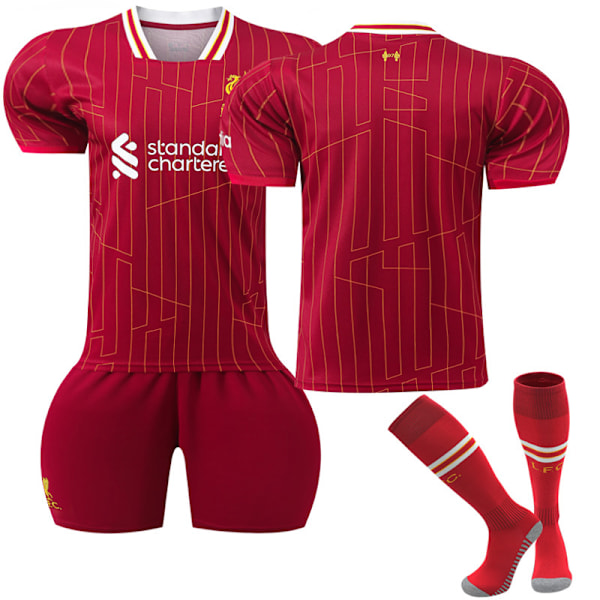 2024-2025 Liverpool Home Kids' Football Shirt Jersey Without Number Printed 20