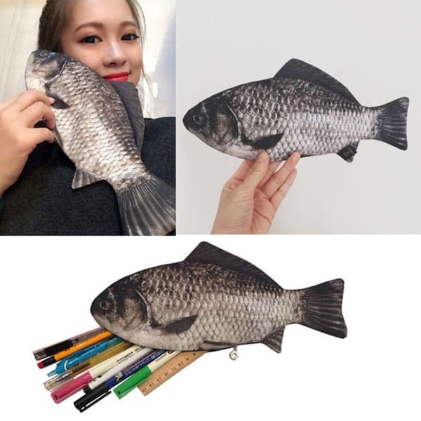 Fish Shape Penal Carp Pen Bag 2 2 2