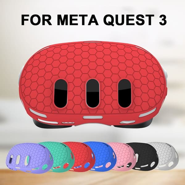 VR Headset Cover Silikonetui RØD Red
