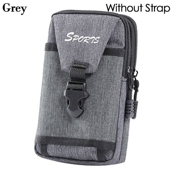 Tactical Molle Pouches Liten ficka GRÅ UTAN REMM UTAN Grey without Strap-without Strap