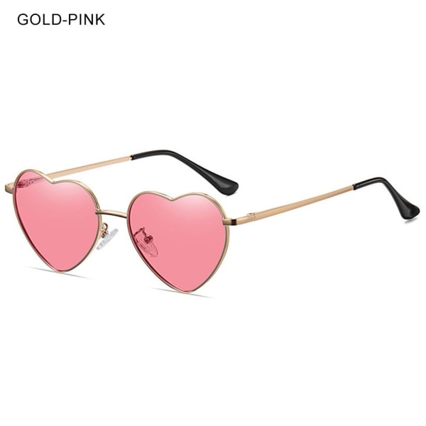 Hjertesolbriller for barn Polarisert GULL-ROSA GULL-ROSA Gold-Pink