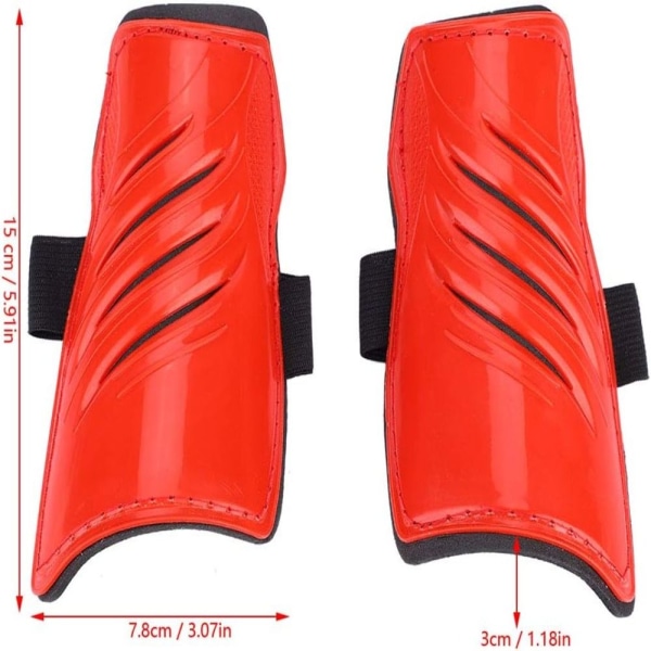 Jalkapallo Shinguards Jalkapallo Säärisuojat RED Red