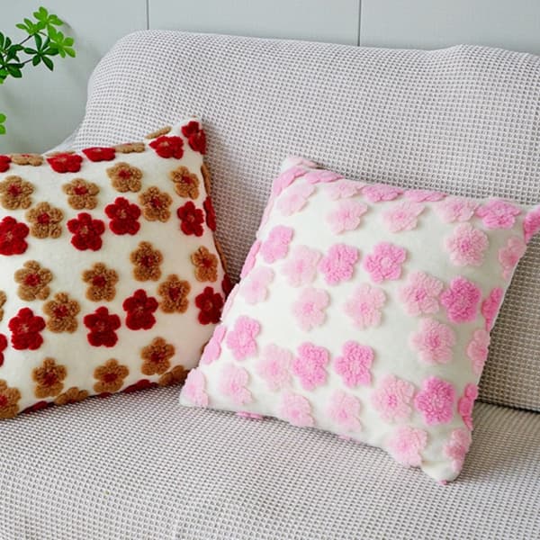 2 STK Blomsterpudebetræk Pudebetræk Pudebetræk Blue 2pcs-2pcs