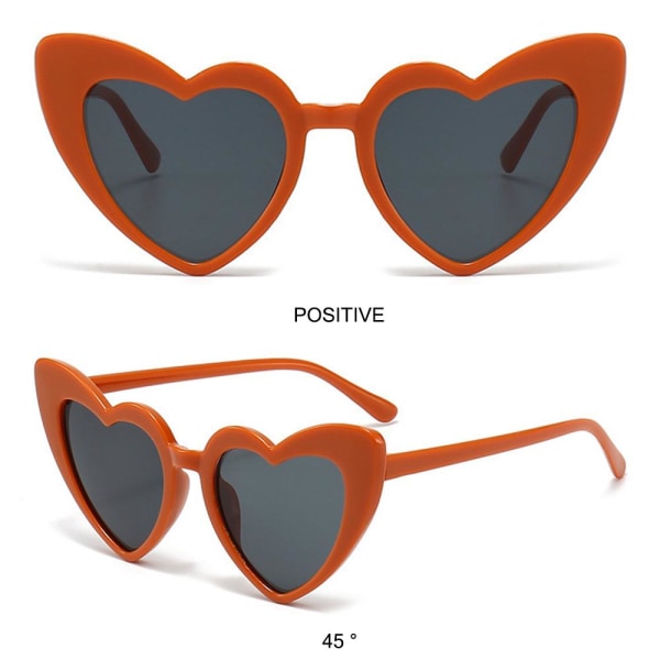 Barnesolbriller Hjertesolbriller ORANGE Orange